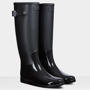 Hunter Women's Rain Black Tall Boots